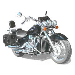Paire De Supports Sacoches Latérales Klick Fix HONDA VT 750 SHADOW C (2004-2008)